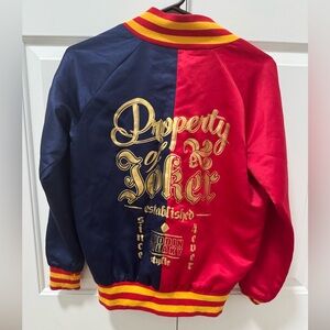 Harley Quinn Suicide Squad DC Comics Red and Blue Jacket size S